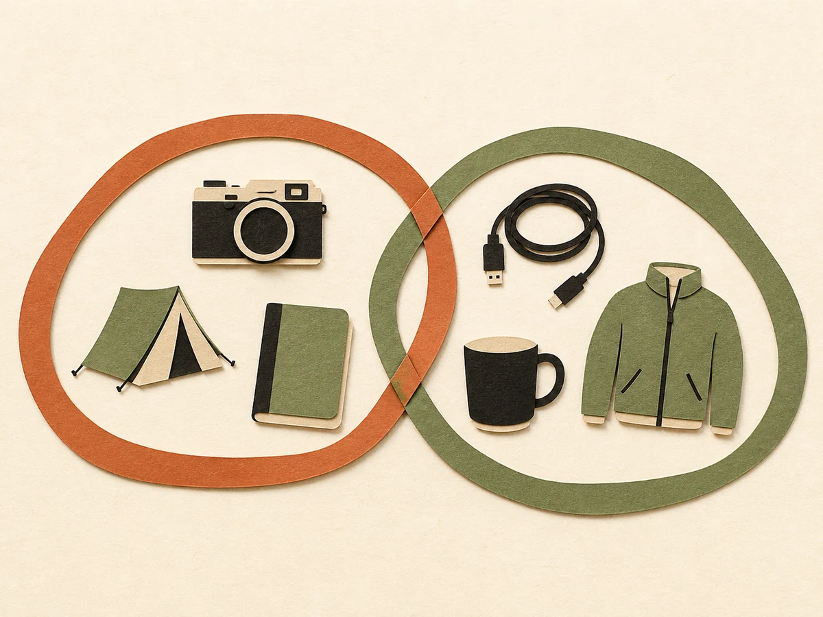 Different belongings connected through flexible groups